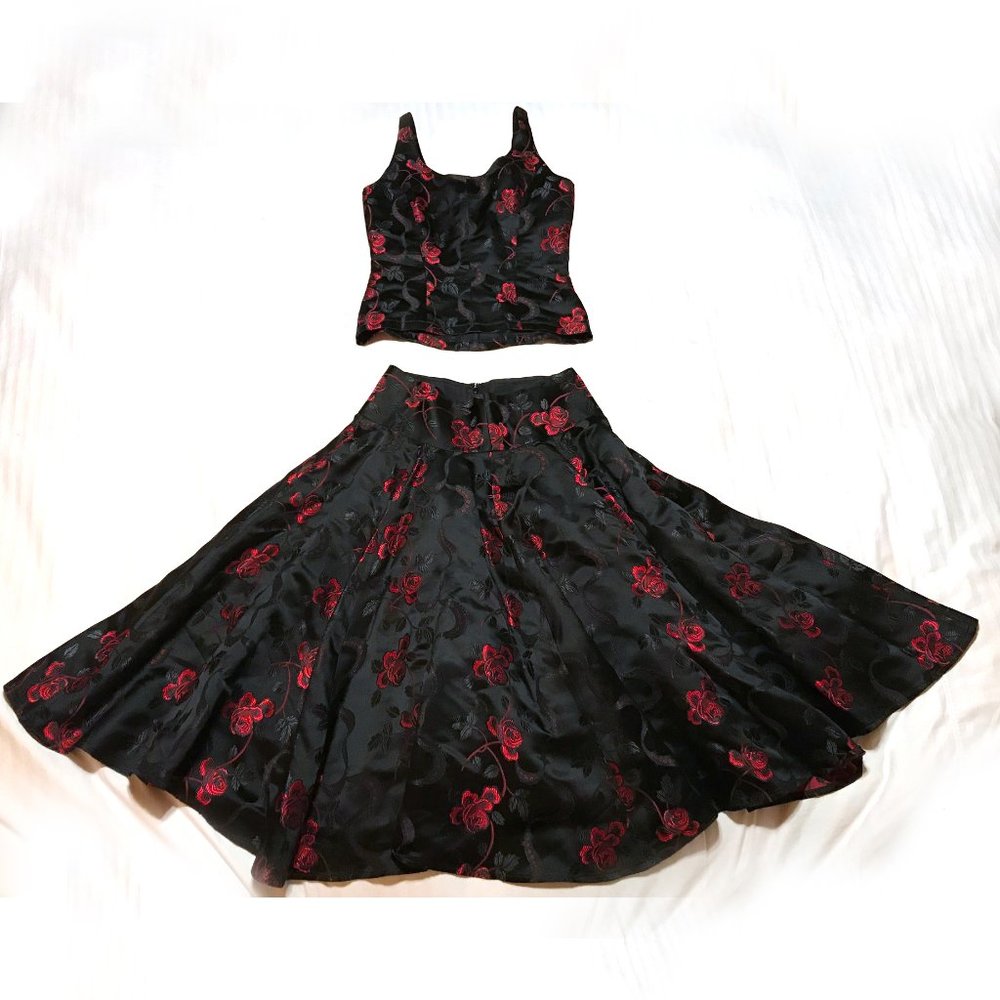 Handmade two piece Couture Dress